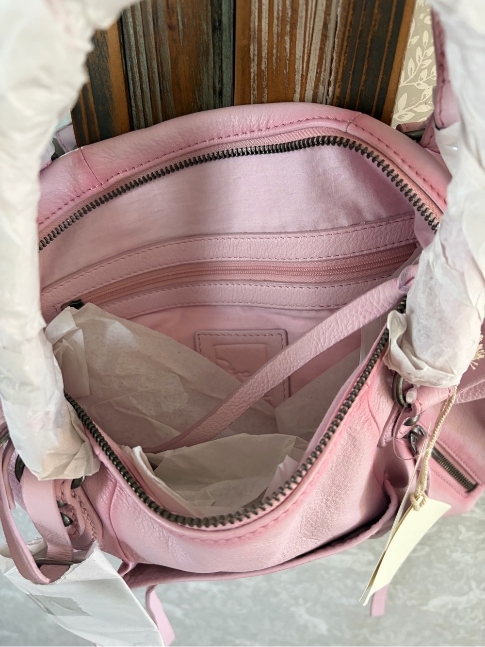 Free People We the Free Baby Emerson Tote Bag NWT - Peony - Picture 6 of 6